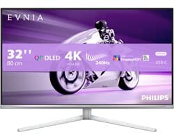 Philips 32M2N8900 - 4K QD-OLED Gaming Monitor - Ambiglow - USB-C 65w - KVM - HDR400 - 240hz - 32 inch — afbeelding 1