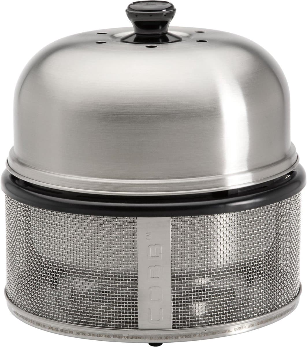Cobb Pro Houtskool Barbecue - Grilloppervlak Ø 32 cm - Smoker Barbecue - Premier Zilver metaal — afbeelding 1