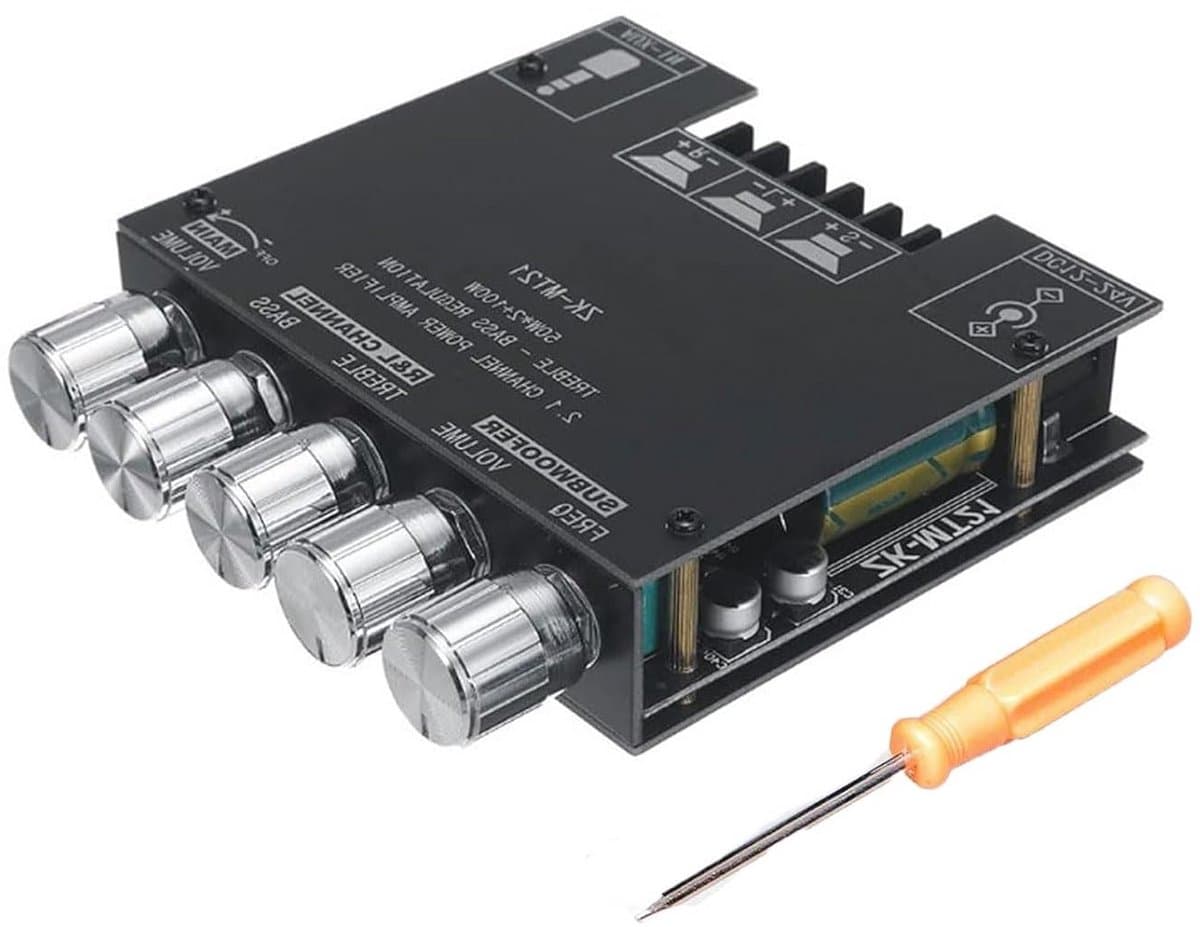 Bluetooth Audio Amplifier 2.1 Kanaal Digitale Versterker Module — afbeelding 1
