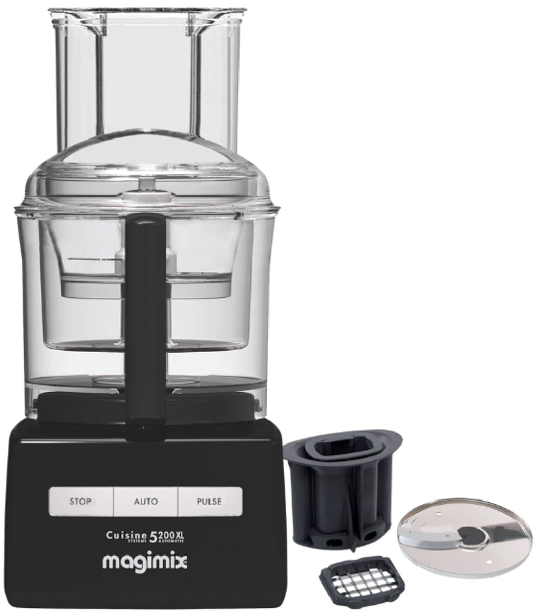 Magimix - CS 5200 XL - Foodprocessor - Citruspers - Blokjes & staafjes kit - Zwart — afbeelding 1