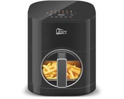 Dual Blaze Heteluchtfriteuse met Kijkvenster en Kleurenscherm - 5,5 L