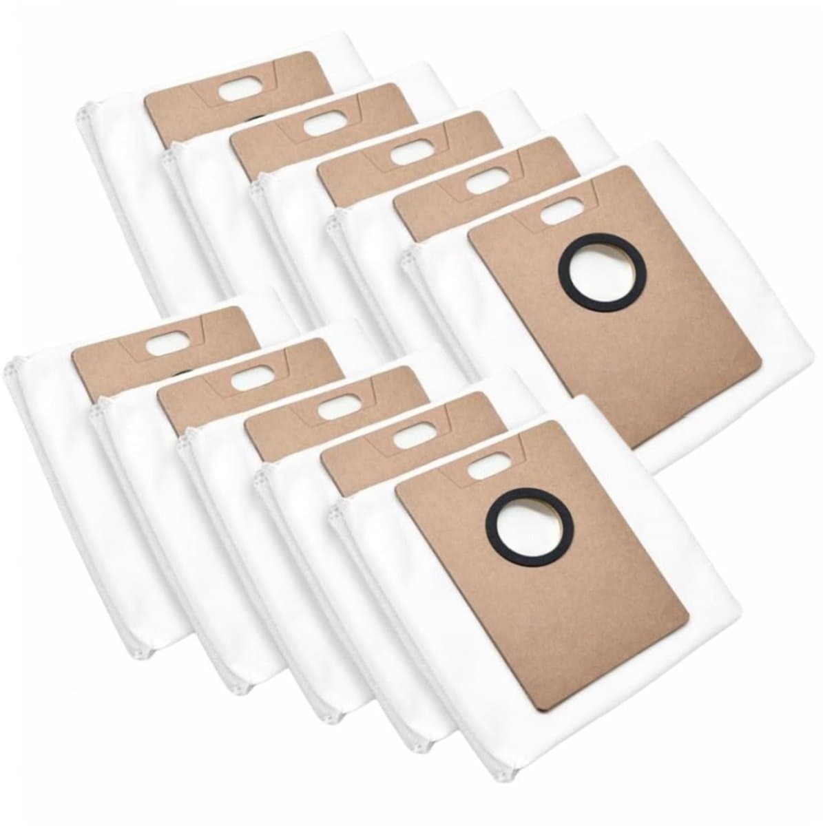 Vervangende Onderdelen - Stofzakken - 10 stuks - Compatibel met Tapo RV20 Max Plus/Tapo RV20 Max/Tapo RV30 Max Plus/Tapo RV30 Max Robotstofzuiger - Accessoire — afbeelding 1