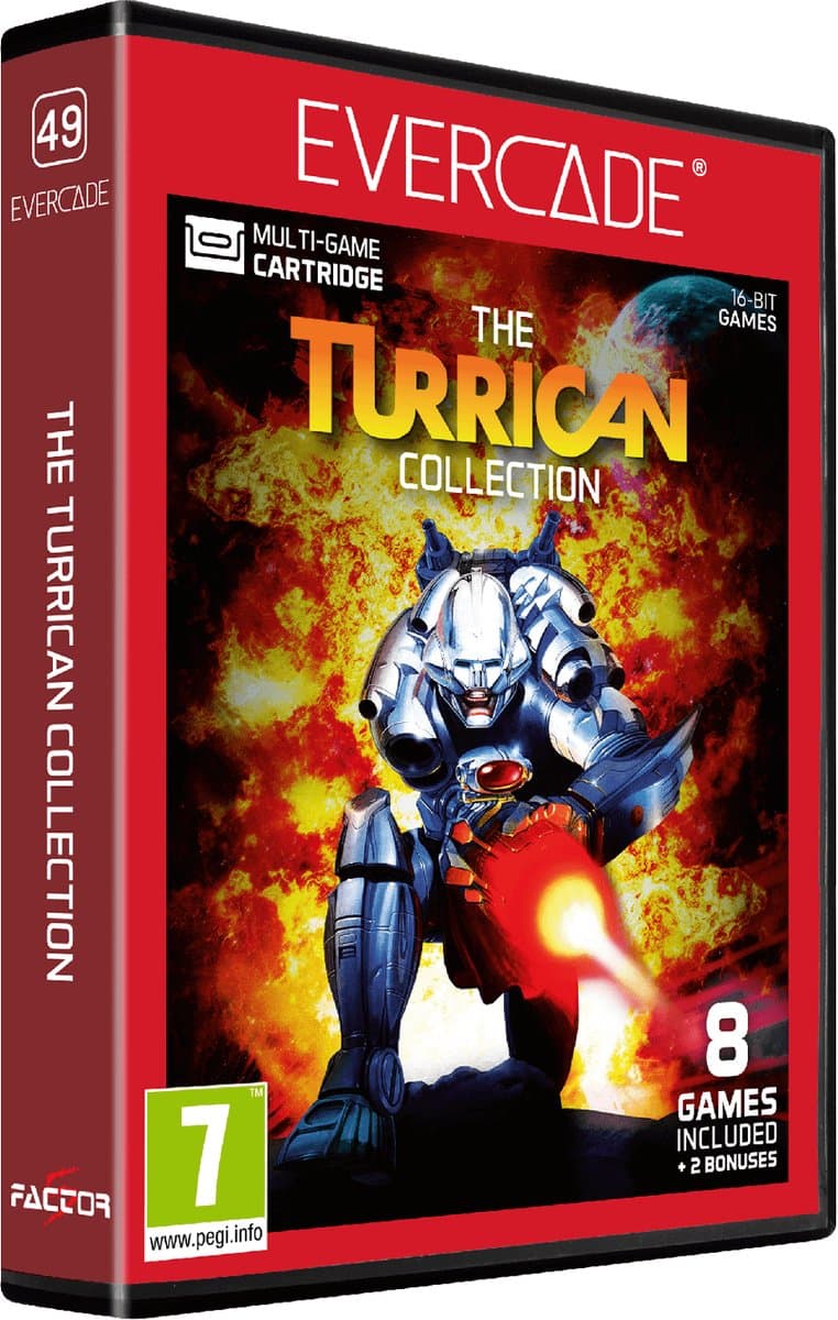 Evercade Cartridge - The Turrican Collection - 10 games — afbeelding 1
