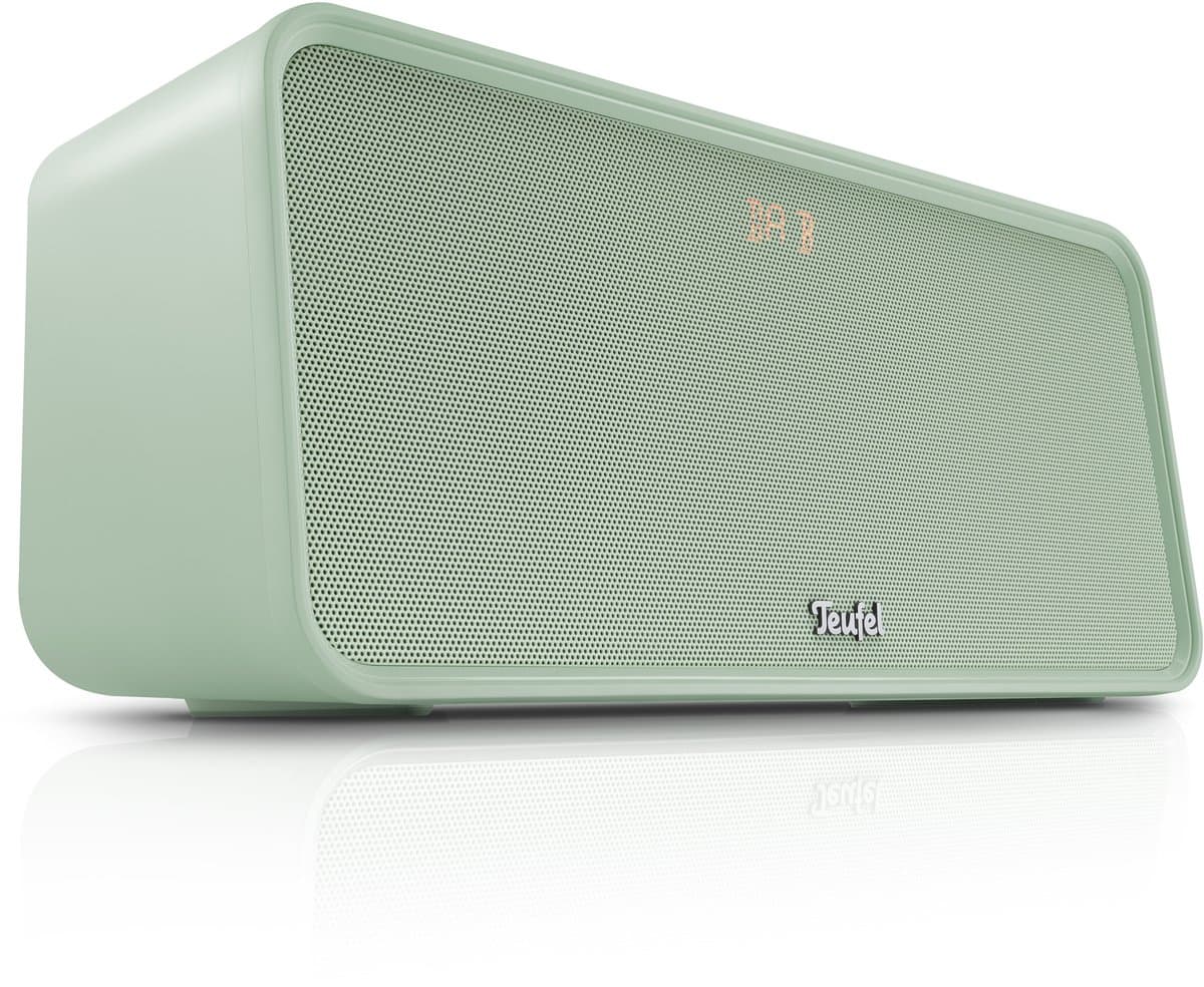 Teufel BOOMSTER 4 - Robuuste 2.1 bluetooth-speaker met DAB+ en FM-radio - Tot 23 uur batterijduur - Spatwaterbescherming, USB-C - Mint Green — afbeelding 1