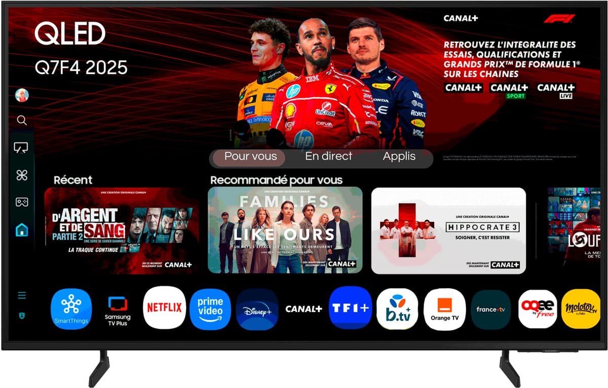 Smart TV Samsung TQ55Q7F4AUXXC 55" 4K Ultra HD HDR QLED — afbeelding 1