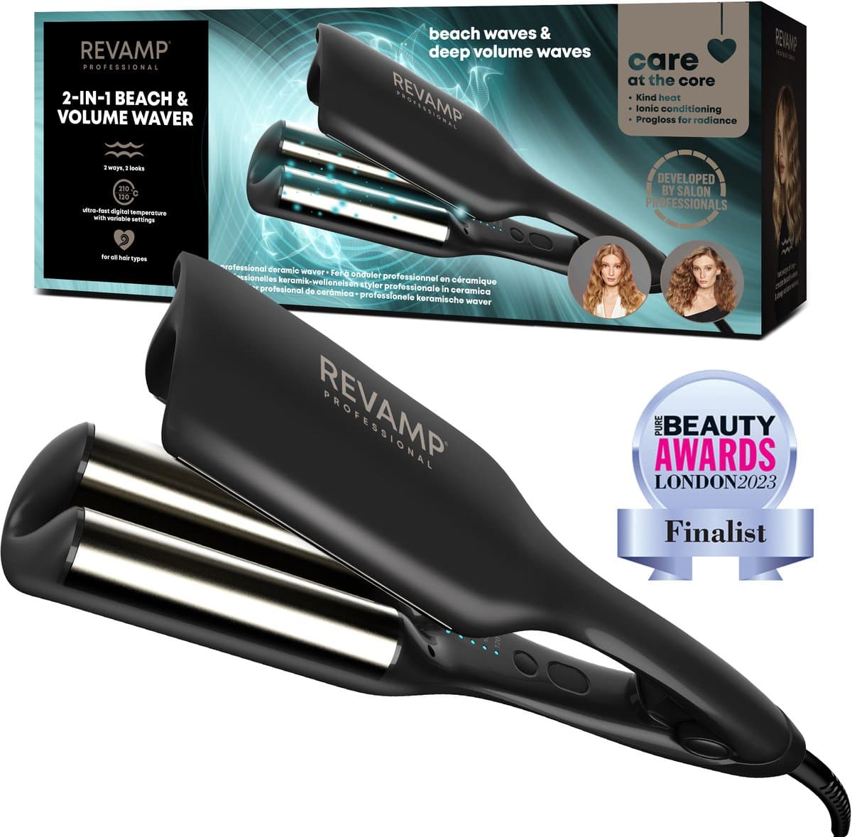 REVAMP Beach & Volume Waver WV3000 Krultang Grijs — afbeelding 1