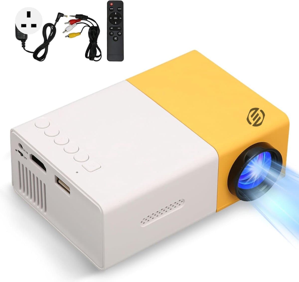 Equivera Mini Beamer - Draagbare Beamer - Beamer - Mini Beamer Projector - Projector - Mini Projector — afbeelding 1