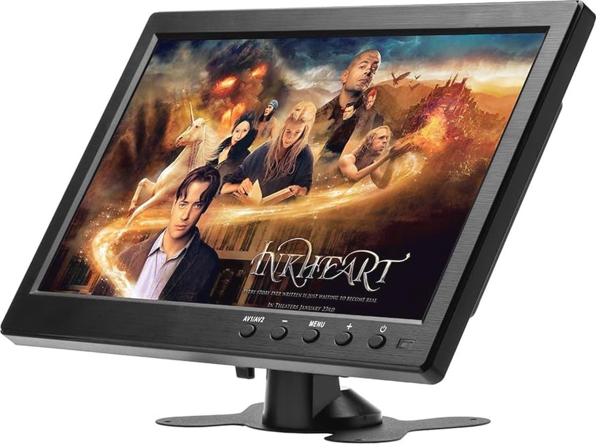 Draagbare 10,1 inch LCD-monitor voor Computer en Bewaking met Meerdere Ingangen — afbeelding 1