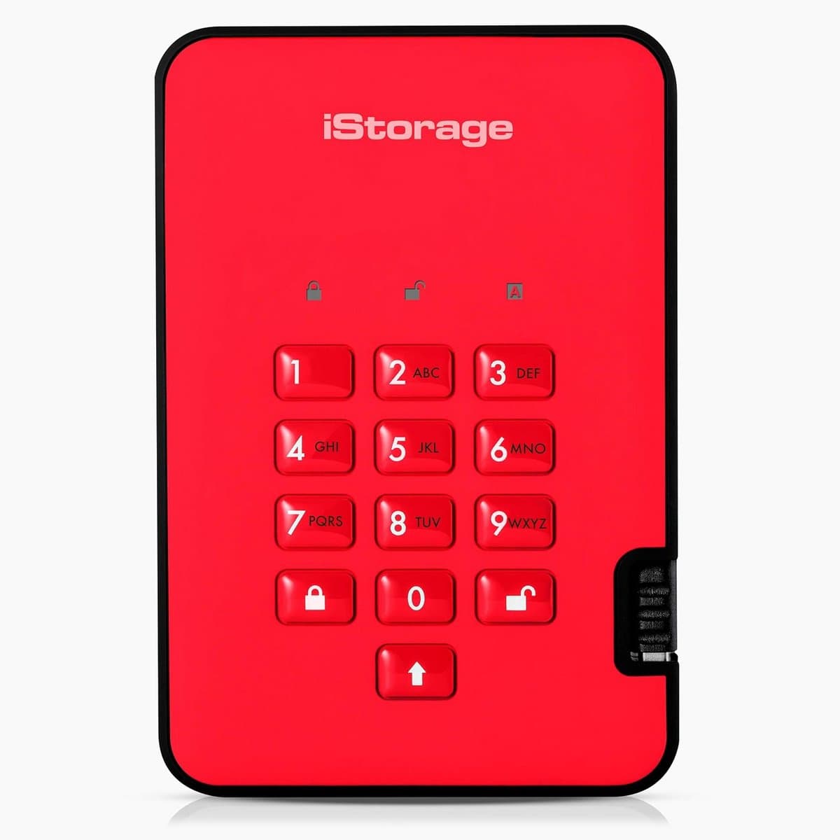 Externe Harde Schijf - Draagbare Opslag - Veilige Data Opslag - Hardware Encryptie - 1 TB - Rood — afbeelding 1