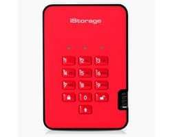 Externe Harde Schijf - Draagbare Opslag - Veilige Data Opslag - Hardware Encryptie - 1 TB - Rood