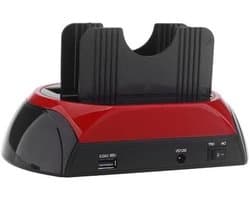 HDD Docking Station - Externe Harde Schijf - Data Overzetten - Drievoudige Interface - 2.5/3.5 Inch - Zwart