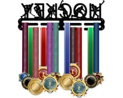 Medaillehouder voor Hockey en Sportprijzen - Wandrek voor Medailles met Ribbons en Pendants - Ideaal voor Atleten en Sportliefhebbers, 15.7 inch