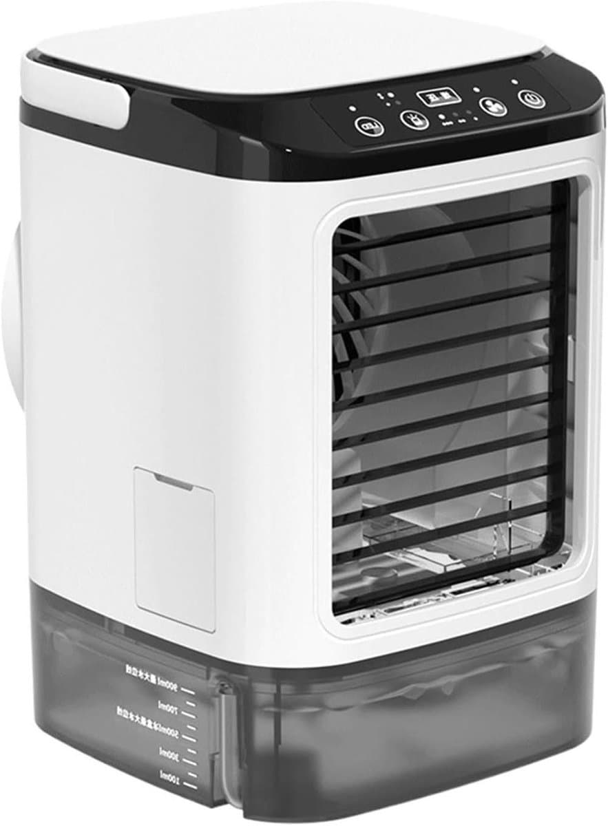 Persoonlijke Airco - Mini Ventilator - Persoonlijke Koeling - Met Sprayfunctie - 900ml Tank - Wit — afbeelding 1