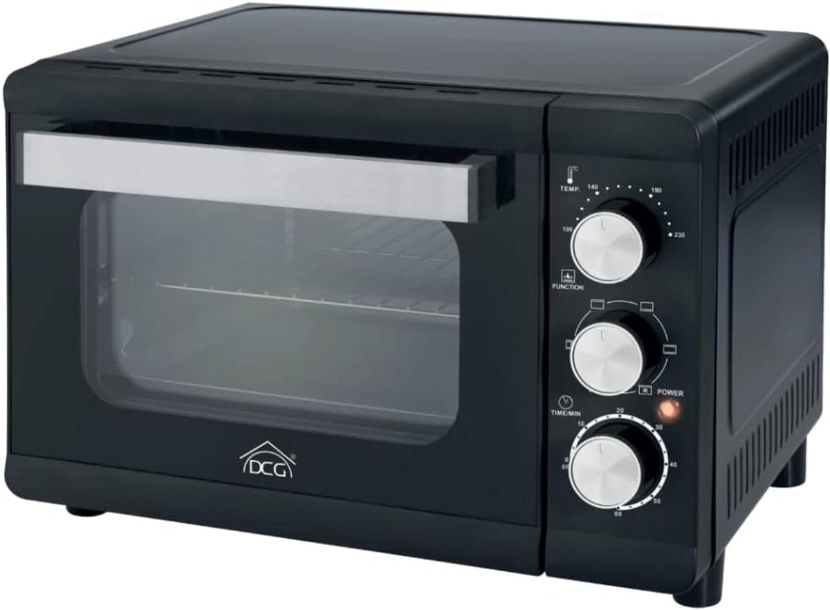 Multioven - Compacte oven - Snelle maaltijden - Instelbare thermostaat - 24 liter - Zwart — afbeelding 1