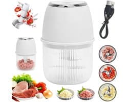 Keukenmachine - Compacte Hulp - Eten Bereiden - Krachtige Motor - 1.5 Liter - Zwart