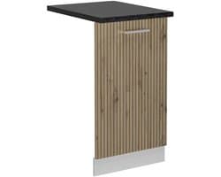 Vaatwasserpaneel 45 cm in Artisanaal Eiken voor Volledig Geïntegreerde Keuken