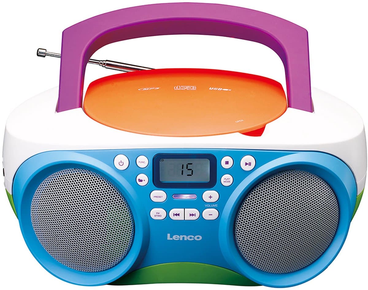 Lenco SCD-41 - Draagbare Radio cd speler met mp3, USB en AUX - Kids — afbeelding 1