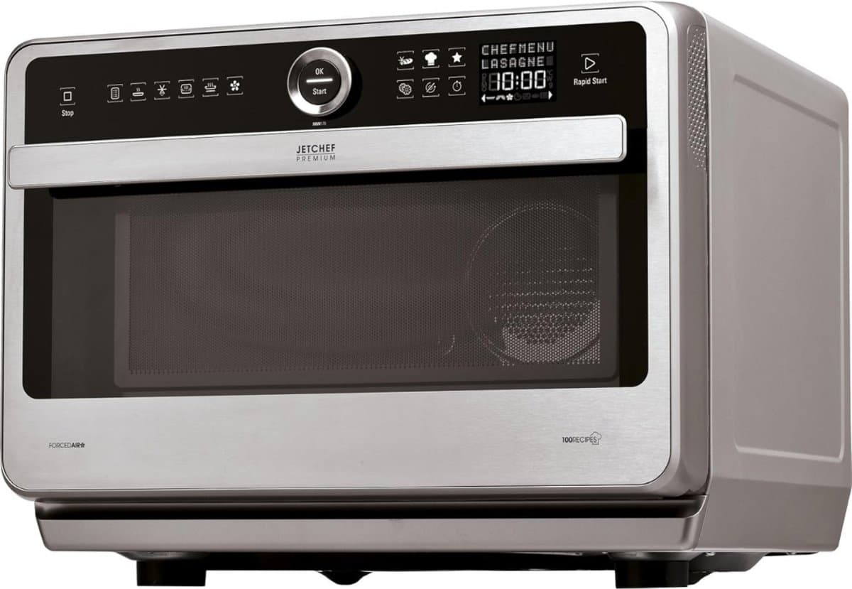 TIM® Stoomoven - Stoomoven Kookboek - Stoomoven Ontkalker - Zwart/Zilver - 30cm x 49cm x 38cm — afbeelding 1