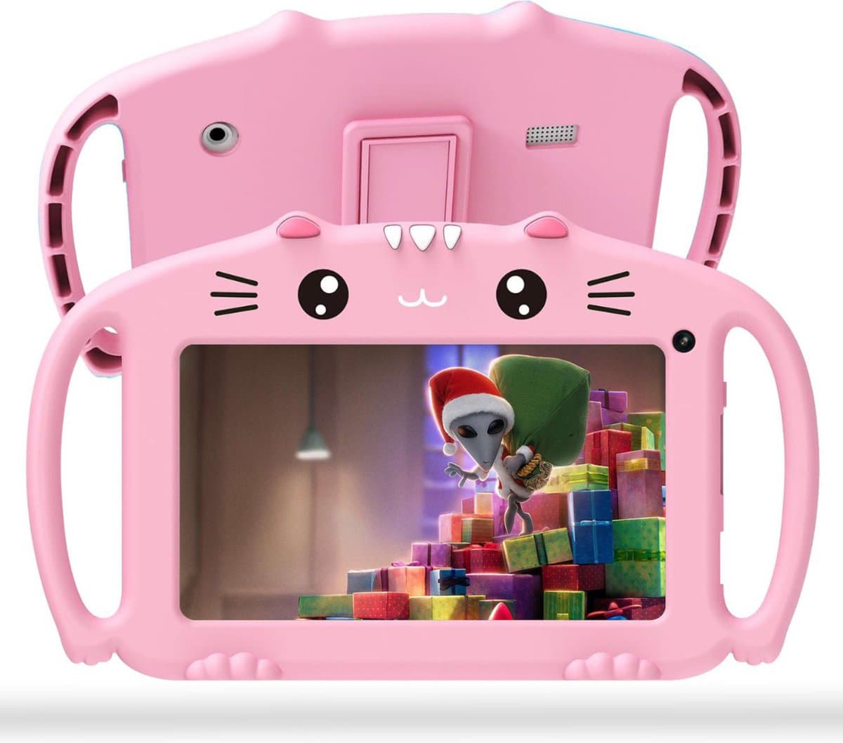 White-Label® Kindertablet Vanaf 3 Jaar - Tablet Kinderen - Kinderspeelgoed - Roze — afbeelding 1