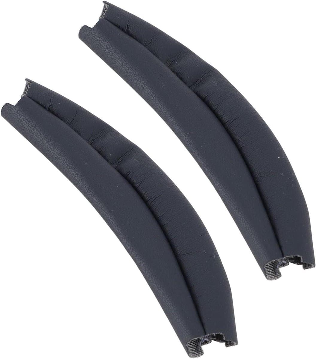 Vervangend hoofdbandkussen voor draadloze koptelefoon, comfortabel eiwitleer, 2 stuks, hoge elasticiteit, ideaal voor goed passend WH-XB910N, extra draagcomfort, duurzaam materiaal. — afbeelding 1