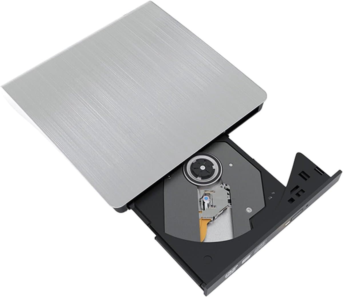 Externe harde schijf - Draagbare opslag - Laptop uitbreiding - Krasbestendig ontwerp - 145 x 145 x 19 cm - Wit — afbeelding 1
