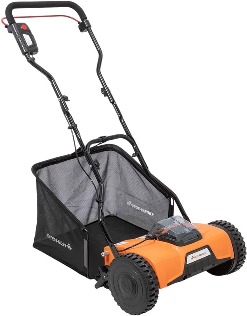 Accu Grasmaaier - Elektrische Duwmaaier - Gazon Onderhoud - Spindelmaaier Principe - 38 cm Maaibreedte — afbeelding 1