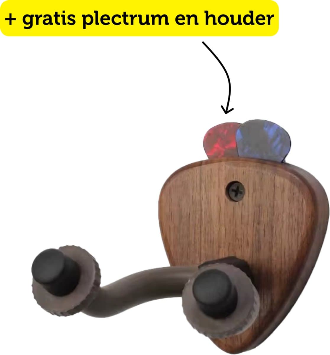 Garpex® Gitaar Wandbeugel - Uniek Ontwerp - Eenvoudige Installatie — afbeelding 1