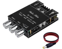 Krachtige Mini Stereo Audio Versterker Module met Bluetooth 5.0 en Bas/Treble Controle