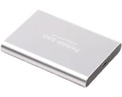 Draagbare SSD - Externe Opslag - Snelle Data Transfer - Schokbestendig Ontwerp - 2 TB Capaciteit - Zilver