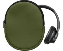 Beschermhoes Headset - Neopreen Tas - Veilig Opbergen - Flexibel Materiaal - 20 x 16 cm - Olijfgroen