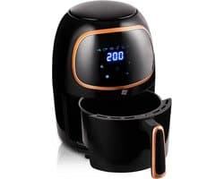 Airfryer 2 liter – Digitale friteuse met 6 programma’s, anti-aanbaklaag en temperatuurregeling tot 200 °C – Gezond bakken en frituren