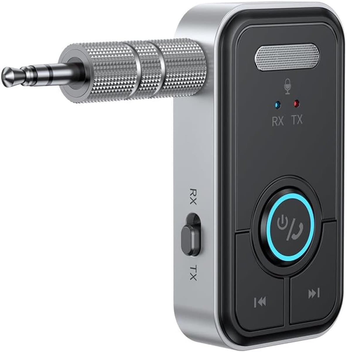 Bluetooth 5.3 Auto AUX Audio Adapter Ontvanger Zender AUX Draadloze Audio Adapter 3.5mm Jack voor Auto Hoofdtelefoon TV Luidspreker — afbeelding 1