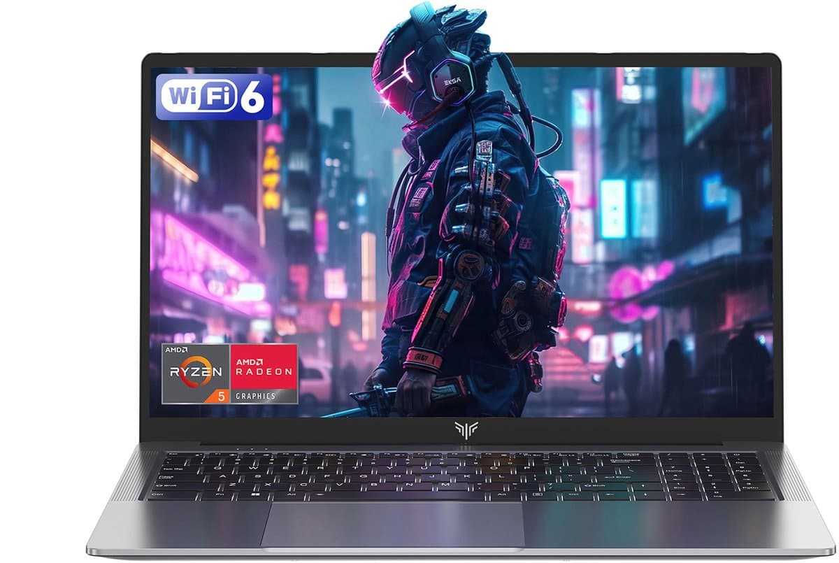 Laptop 16GB RAM 512GB SSD - AMD Ryzen 5 7430U Processor - 15,6 Inch FHD IPS Scherm - Windows 11 Pro - Zakelijke Laptop — afbeelding 1