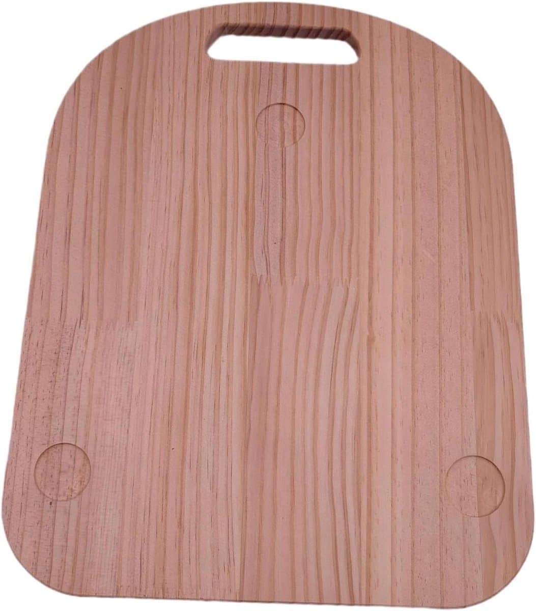Keukenmachine glijmat - Apparaat slider - Gemakkelijk verplaatsen - Werkblad bescherming - 41 cm diameter - Houtkleur — afbeelding 1
