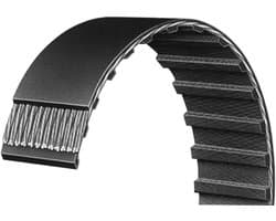 V-riem - Aandrijfriem - Grasmaaier Onderhoud - Compatibel - 39166001045 - Zwart