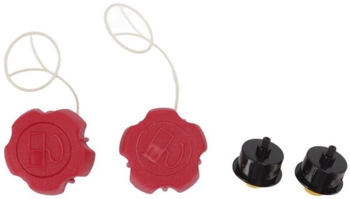 Twee brandstofdoppen en een brandstofpompset geschikt voor AISEN grasmaaiermodellen 1630, 1855, 1860, 2055, 2060 en 2060PRO. — afbeelding 1