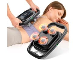 Massagepistool - Kunststof - 4 Kops - Diepe Weefselmassage - Voor Atleten en Thuisgebruikers