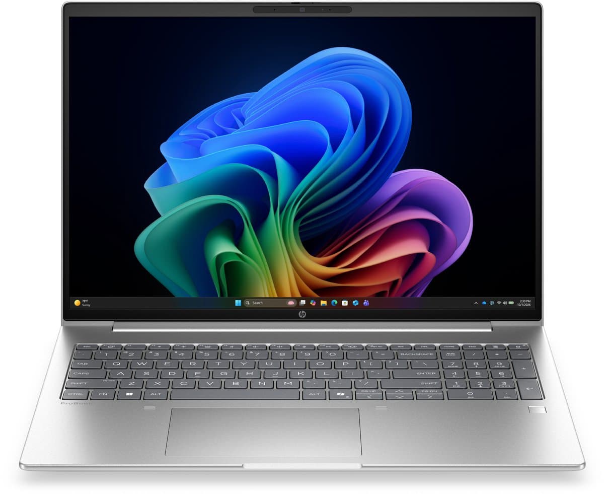 HP ProBook 4 G2i Next Gen AI Copilot+ PC Intel Core Ultra 5 322 Laptop 40,6 cm (16") WUXGA 16 GB DDR5-SDRAM 512 GB SSD Wi-Fi 7 (802.11be) Windows 11 Pro Zilver QWERTY — afbeelding 1