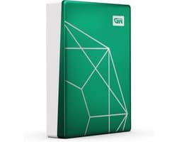 Draagbare Externe Schijf - Externe Harde Schijf - Bestanden Opslaan - Slank Metalen Ontwerp - 6 TB - Emerald Anniversary