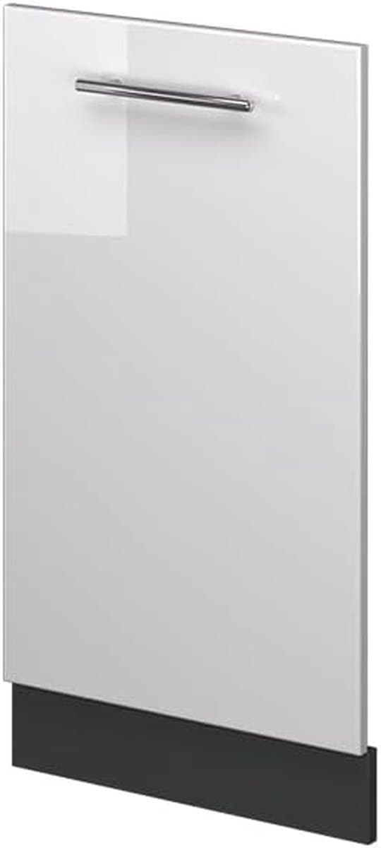 Vaatwasserpaneel - Keukenfront - Keuken Completeren - Hoge Glans Afwerking - 45 cm Breed - Wit — afbeelding 1