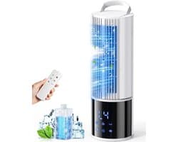 Mobiele Luchtkoeler 6-in-1 – Aircooler – 3 Snelheden – Nevelfunctie – Oscillatie – Timer 1-8 uur