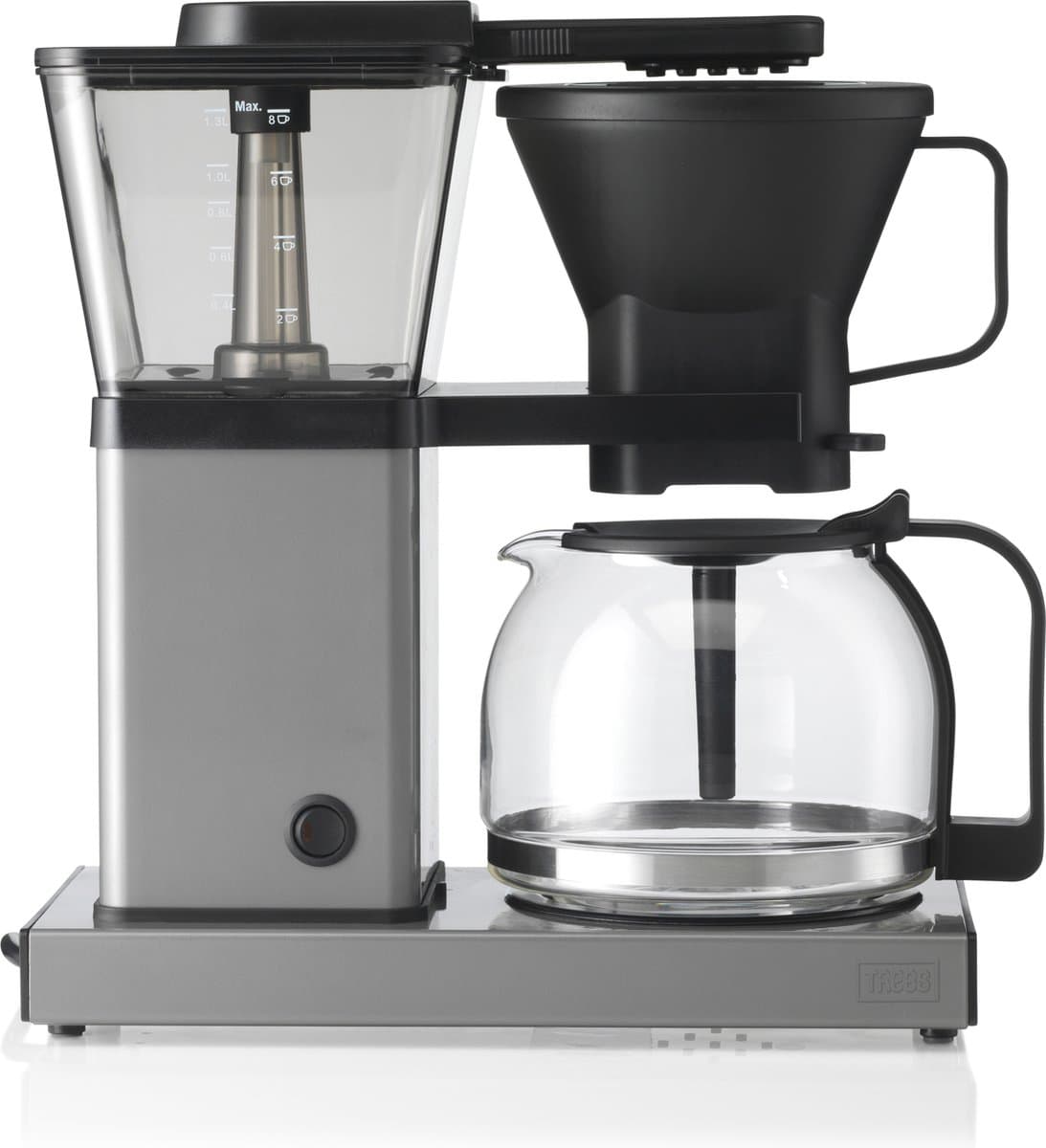 Trebs 24110 - Filter koffie expert - 1,3L - Aluminium — afbeelding 1