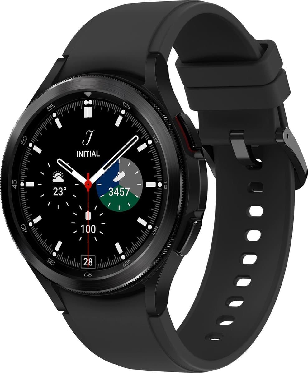Samsung Galaxy Watch4 Classic - 46 mm - Smartwatch Heren - LTE/4G - Zwart — afbeelding 1