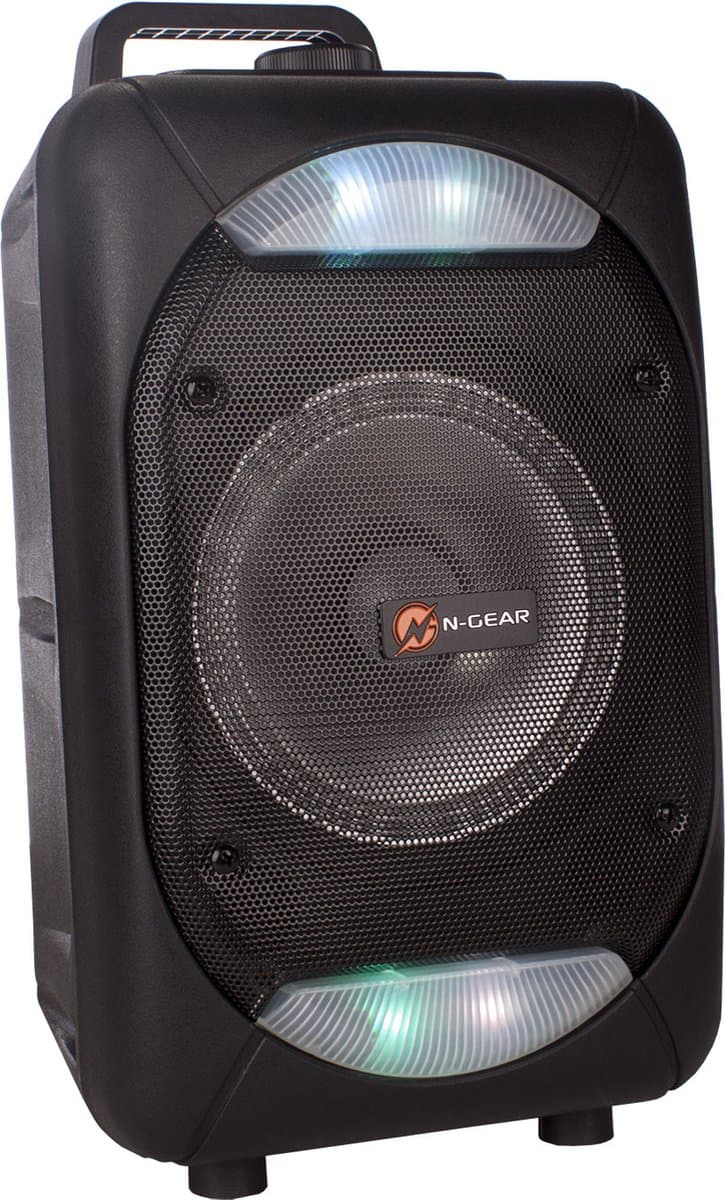 N-GEAR The Flash 610 - Bluetooth Speaker - Karaoke Set - Partybox met 1 Microfoon - Zwart — afbeelding 1