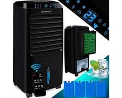 4-in-1 mobiele airconditioner met afstandsbediening - ventilator, luchtkoeler en ionisator