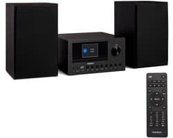 MEDION P85003 Micro-audiosysteem Compact systeem (internetradio, DAB+, PLL FM-radio, Bluetooth, USB-aansluiting, AUX, 2x150 W)