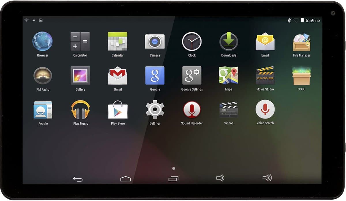 Denver TAQ-10253 10.1 inch Quad Core tablet met 16GB geheugen en Android 8.1GO — afbeelding 1