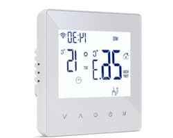Slimme Thermostaat - Verwarming Bediening - Water Verwarming - App Bediening - 230V - Wit