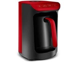 Koffiezetapparaat - Turkse Koffie - Authentiek Koffie - Automatische Temperatuur - 5 Koppen - Rood
