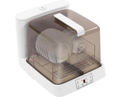 Mini Vaatwasser - Compact Afwasapparaat - Snel Servies Reinigen - 360 Graden Sproeiarm - 48x38x40 cm - Wit